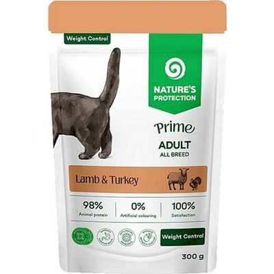 Nature's Protection Prime Cat Weight Control Lamb & Turkey 300 g