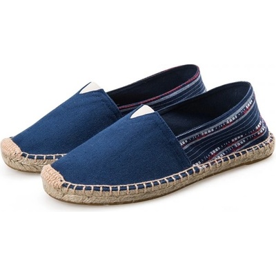 Simple espadrilky textilní boty modré