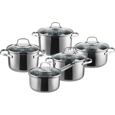 Silvercrest® Súprava hrncov Premium, 5-dielna (so sklenenými pokrievkami) (100409978)