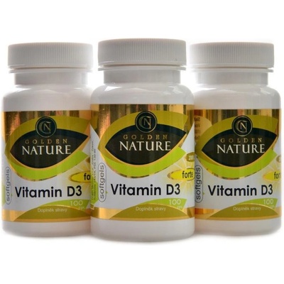 Golden Nature Vitamin D3 2000 I.U. SOFT 300 kapsúl