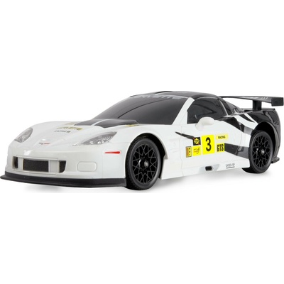 AMEWI Trade e.K. RC Drift Car Corvette C6.R 4WD LED RTR licencovaná biela 1:18