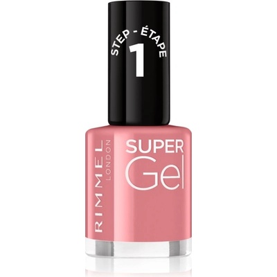 Rimmel London Gelový lak na nehty Super Gel 035 Pop Princess Pink 12 ml