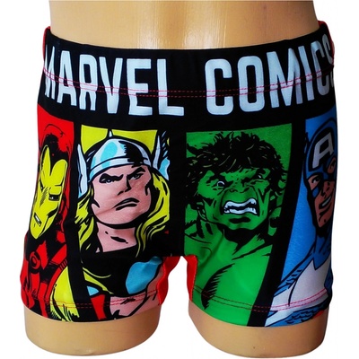 Eplusm Chlapecké plavky Avengers boxerky červené