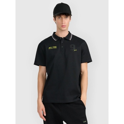 Pánské regular polo tričko 4F x Robert Lewandowski černá