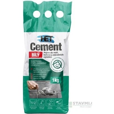 HET Cement bílý 1 kg