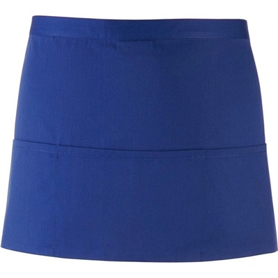 Premier Workwear Krátka čašnícka zástera s vreckami Kráľovská modrá