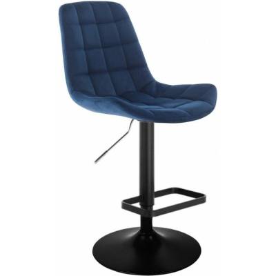LuxuryForm Design Paris Velur na čiernom tanieri / modrá
