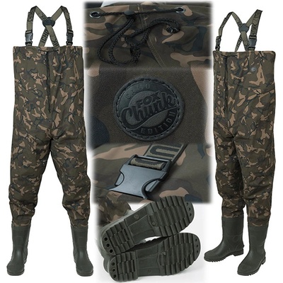 Fox Chunk Camo Lightweight Waders prsačky s botami