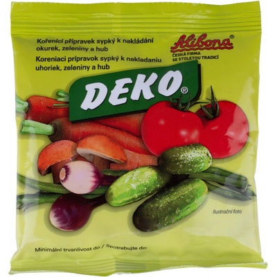 Deko kořenící přípravek sypký k nakládání okurek zeleniny a hub 100 g – Hledejceny.cz