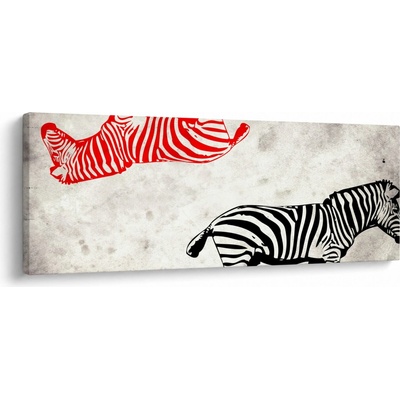 Obraz - Zebry, jednodílný 100x40 cm