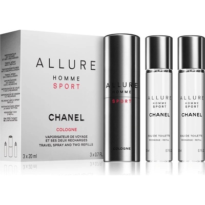 Chanel Allure Sport Cologne kolínská voda twist and spray pánská 3x 20 ml