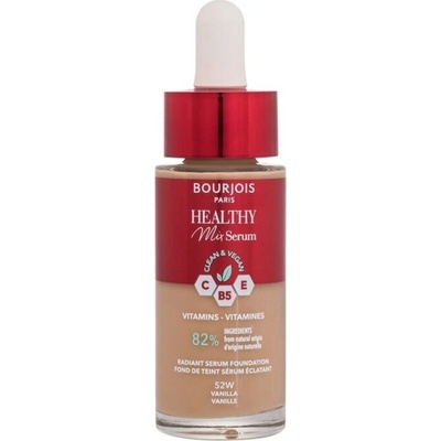 Bourjois Paris Healthy Mix Clean & Vegan Serum Foundation rozjasňující tekutý make-up 51.2W Golden Vanilla 30 ml