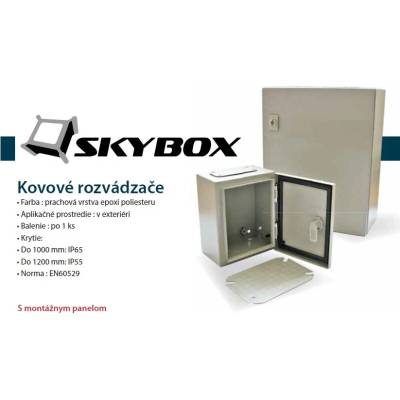 SKYBOX 400x300x200 s montážnym panelo