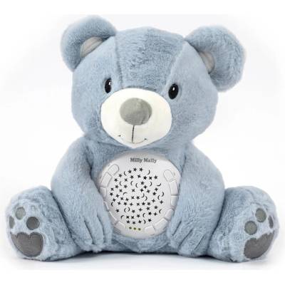 Plyšová hračka s projektorom Milly Bear Blue