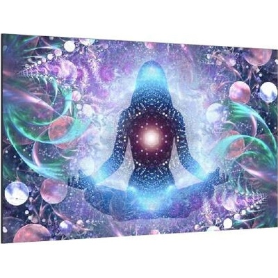Allboards TS96_40010 Skleněná magnetická tabule JOGA ZEN LOTOS 90 x 60 cm