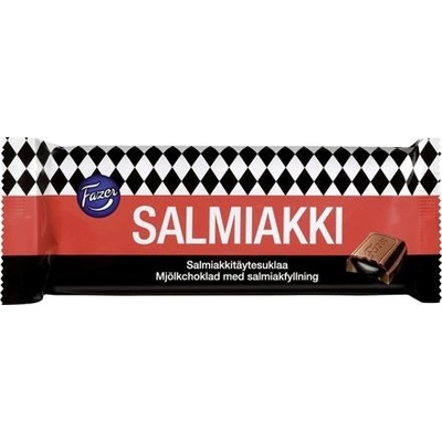 Fazer Salmiakki čokoláda s náplní s příchutí lékořice 20 x 100 g