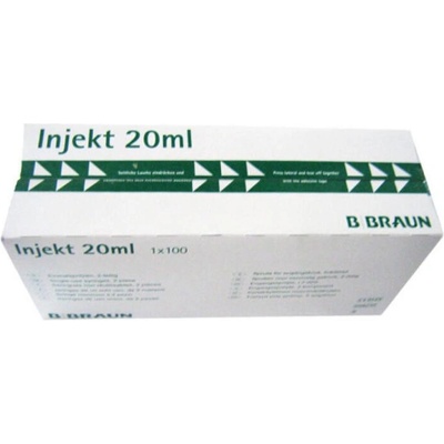 B.Braun Stříkačka Injekt 20 ml 100 ks – Hledejceny.cz