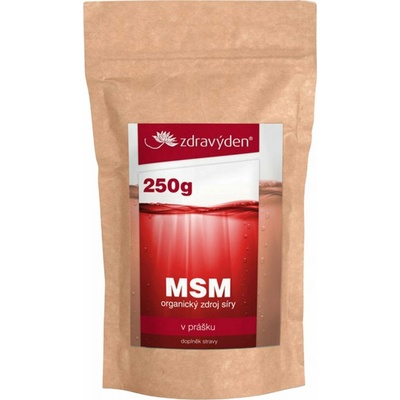 ZDRAVÝ DEN Methylsulfonylmethan MSM v BIO forme v prášku 250 g