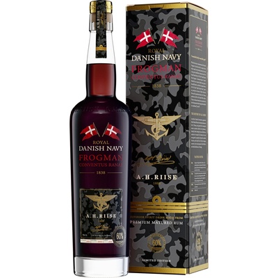 A.H. Riise Royal Danish Navy Frogman Conventus Ranae 60% 0,7 l (kazeta)
