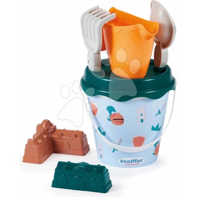 Écoiffier Kbelík set s konvičkou Rytieri Knights Beach Summer 17 cm s lopatkou a 2 bábovičkami ve tvaru hradu – Hledejceny.cz
