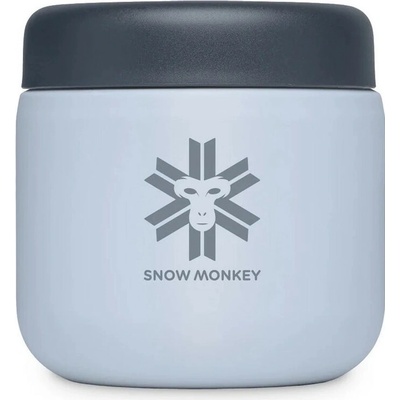 Snow Monkey termoska na jedlo Foodie Mini 350 ml sivá