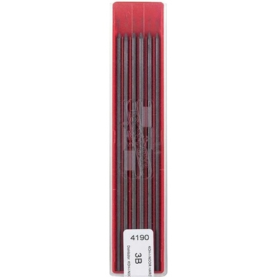Grafitové tužky KOH-I-NOOR 2,5 mm 3B – sada 6 kusů
