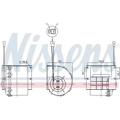 NISSENS Vnitřní ventilátor NIS 87613
