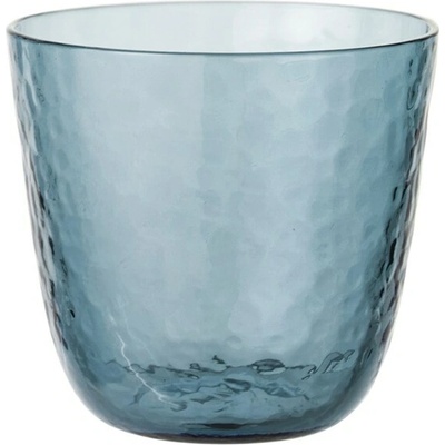 Broste Sklenice na vodu HAMMERED modrá 150 ml