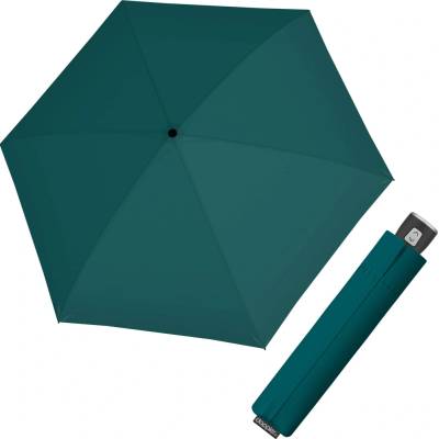 Derby Fiber Magic Compact Teal plně automatický deštník petrol