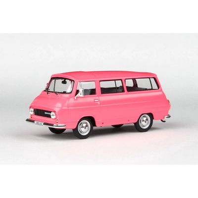 Abrex škoda 1203 MIKROBUS 1974 Růžová Matná 1:43