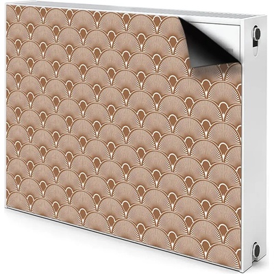 Magnetický kryt na radiátor Art deco styl 80x60 cm