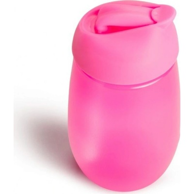 Munchkin hrnček so slamkou Simple Clean ružový 296 ml