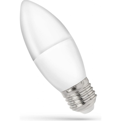 Spectrum LED žiarovka 1W Studená biela sviečka E27