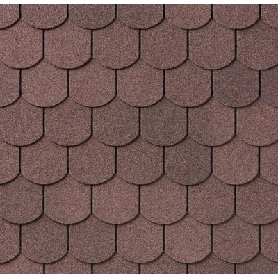 DH Insulation Střešní asfaltový šindel Bobrovka hnědý 3 m2