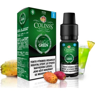Colinss Magic Green Osvěžující kaktus 10 ml 3 mg