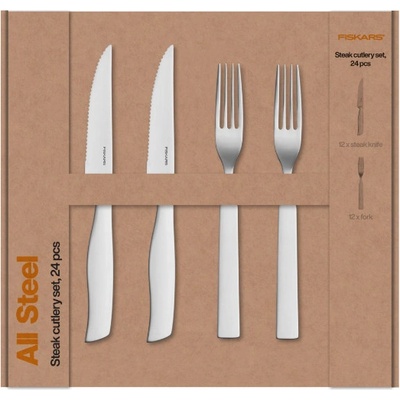 Fiskars Sada steakových příborů 24 ks 1071625 – Hledejceny.cz