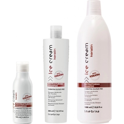 Inebrya Keratin reštrukturalizačný šampón s keratínom Restructuring Shampoo with Keratin 300 ml
