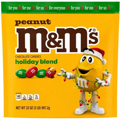 M&M'S Peanut vánoční 125 g