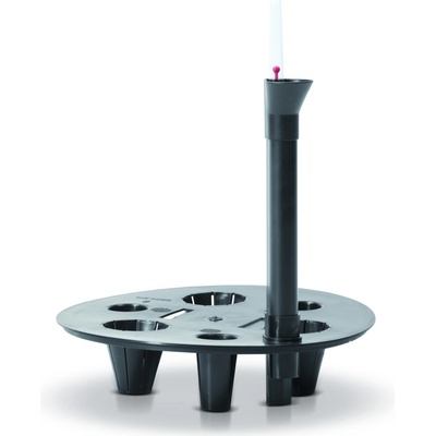 Prosperplast zavlažovací systém 31,7cm ROUND WR6 černý plastový