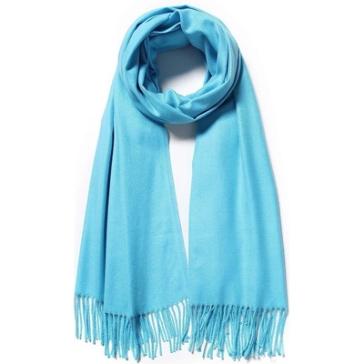 Classic Scarf štola pléd přes ramena tyrkysová
