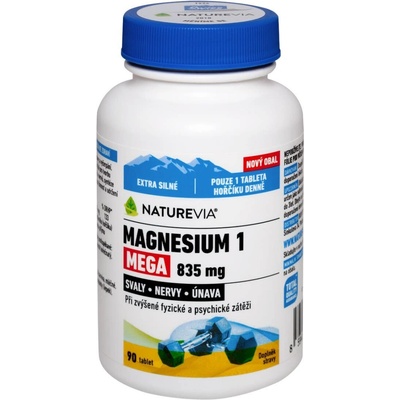 NatureVia Magnesium 1 Mega 835 mg 90 tabliet