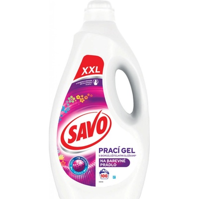 Savo prací gél na farebné oblečenie 5 l 100 PD