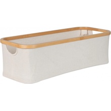 Quax Béžový bavlněný úložný box Stella 60 x 24 cm