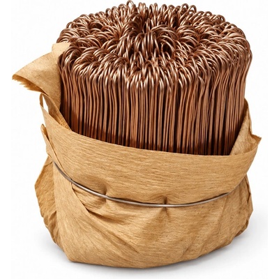 v coop. A-Z STROJ DD10160 Dvojitý viazací drôt pomedený 1,0x160mm/1000 ks - ukonč.okom