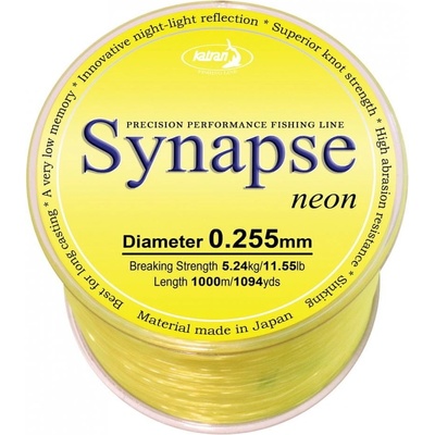 Katran SYNAPSE Neon 1000 m 0,255 mm – Hledejceny.cz