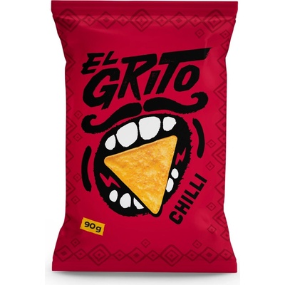 EL GRITO Kukuřičné chilli tortilla chipsy 90 g