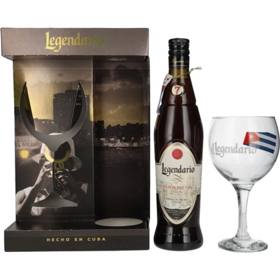 Legendario Elixir De Cuba 7y 34% 0,7 l (dárkové balení 1 sklenice)