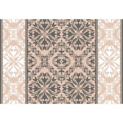 Preinterier FT4688 Fototapeta na stenu Čierno ružový ornament vlies 104cm x 70cm