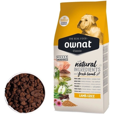OWNAT Classic Lamb & Rice 12 kg