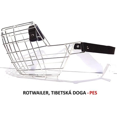 Mr. Rozchov Náhubek kovový Rotwailer Tibetská doga pes – Hledejceny.cz